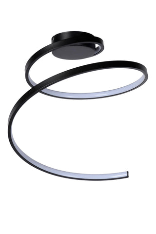 MAXENCE - Plafonnière - Ø 46 cm - LED 3 StepDim - 1x24W 3000K - Zwart