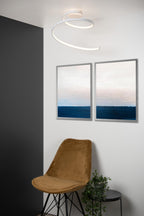 MAXENCE - Plafonnier - Ø 46 cm - LED 3 StepDim - 1x24W 3000K - Blanc