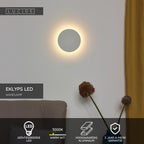 EKLYPS LED - Wall light - Ø 15 cm - LED - 1x7W 3000K - White