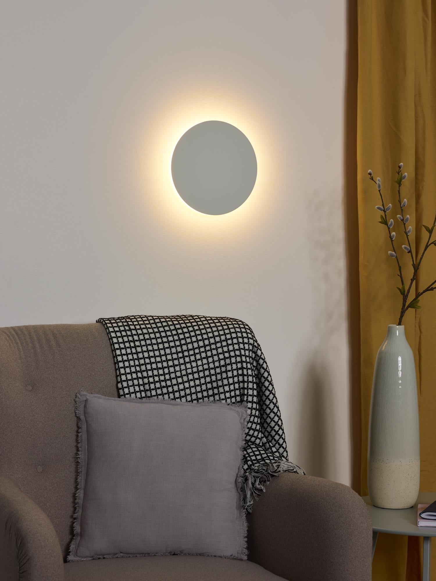 EKLYPS LED - Wall light - Ø 25 cm - LED - 1x9W 3000K - White