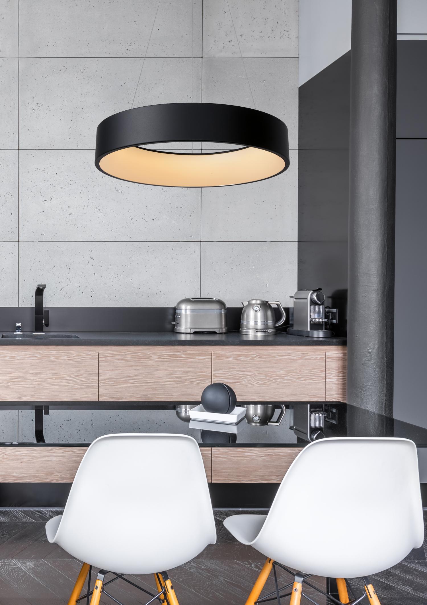 TALOWE LED - Pendant light - Ø 60 cm - LED Dimmable - 1x39W 3000K - Black