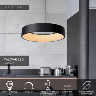 TALOWE LED - Pendant light - Ø 60 cm - LED Dimmable - 1x39W 3000K - Black