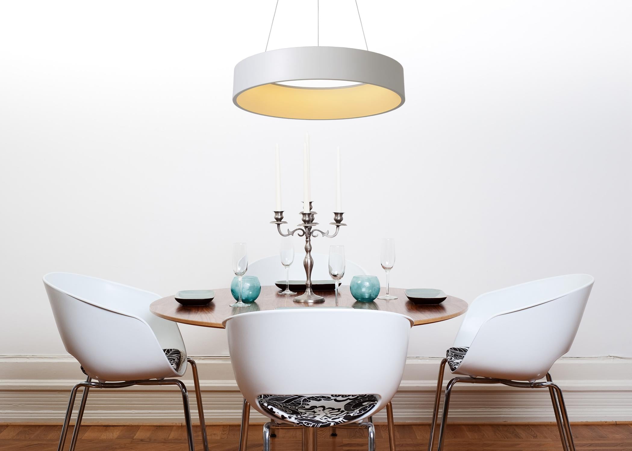 TALOWE LED - Suspension - Ø 60 cm - LED Var. - 1x39W 3000K - Blanc