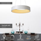 TALOWE LED - Suspension - Ø 60 cm - LED Var. - 1x39W 3000K - Blanc