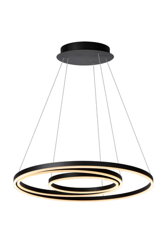TRINITI - Suspension - Ø 80 cm - LED Var. - 3000K - Noir