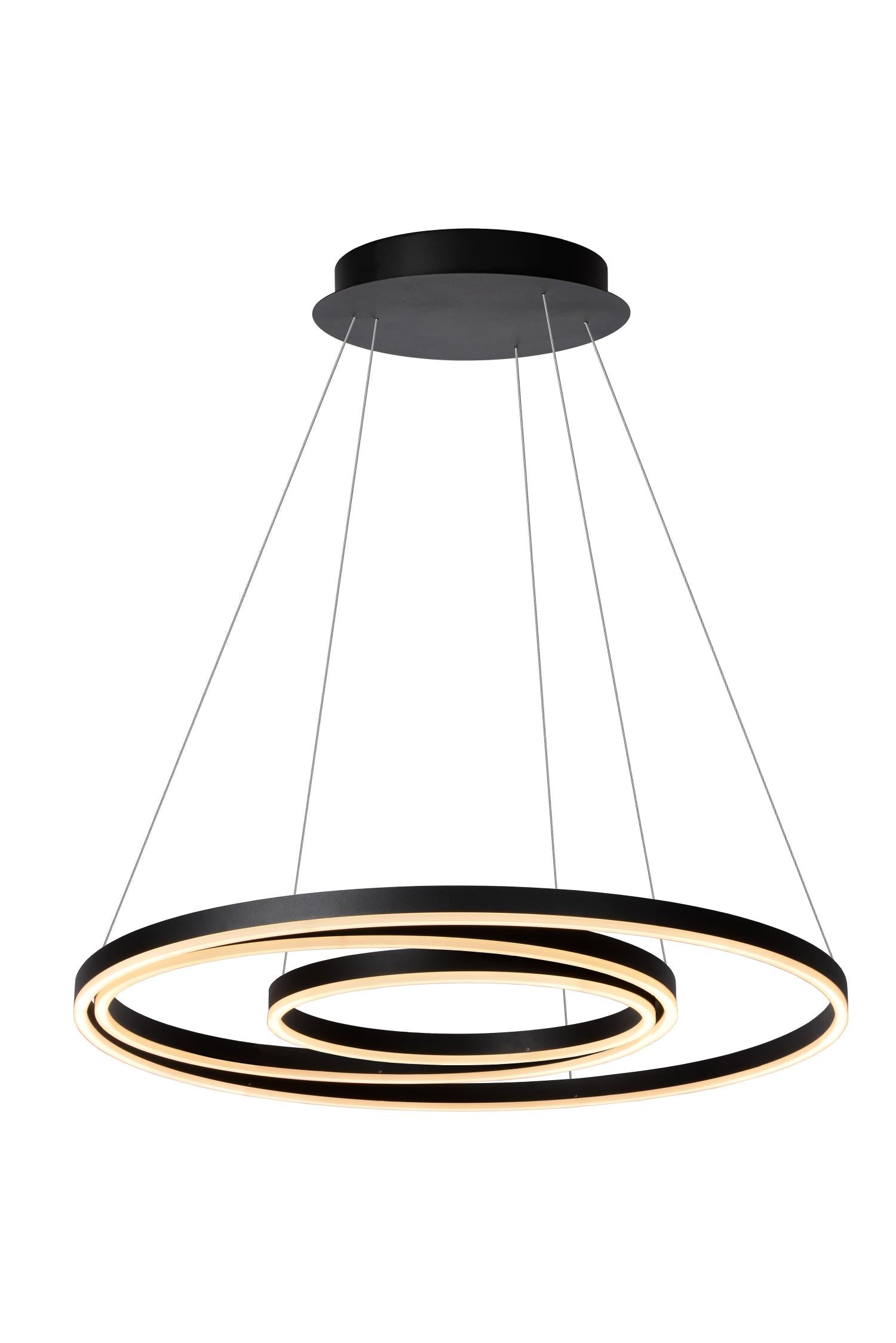 TRINITI - Suspension - Ø 80 cm - LED Var. - 3000K - Noir
