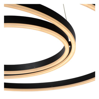 TRINITI - Suspension - Ø 80 cm - LED Var. - 3000K - Noir