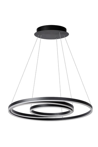 TRINITI - Suspension - Ø 80 cm - LED Var. - 3000K - Noir