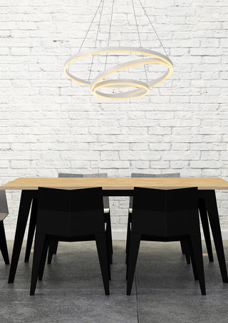 TRINITI - Hanglamp - Ø 80 cm - LED Dimb. - 3000K - Wit