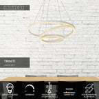TRINITI - Hanglamp - Ø 80 cm - LED Dimb. - 3000K - Wit