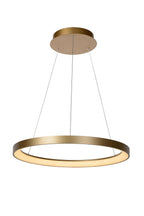 VIDAL - Pendant light - Ø 58 cm - LED Dimmable - 1x48W 2700K - Matt Gold / Brass