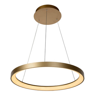 VIDAL - Pendant light - Ø 58 cm - LED Dimmable - 1x48W 2700K - Matt Gold / Brass