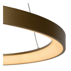 VIDAL - Pendant light - Ø 58 cm - LED Dimmable - 1x48W 2700K - Matt Gold / Brass
