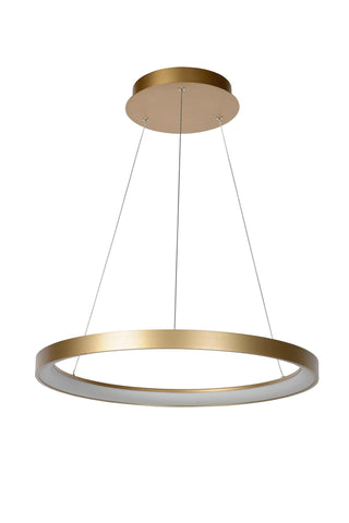 VIDAL - Pendant light - Ø 58 cm - LED Dimmable - 1x48W 2700K - Matt Gold / Brass