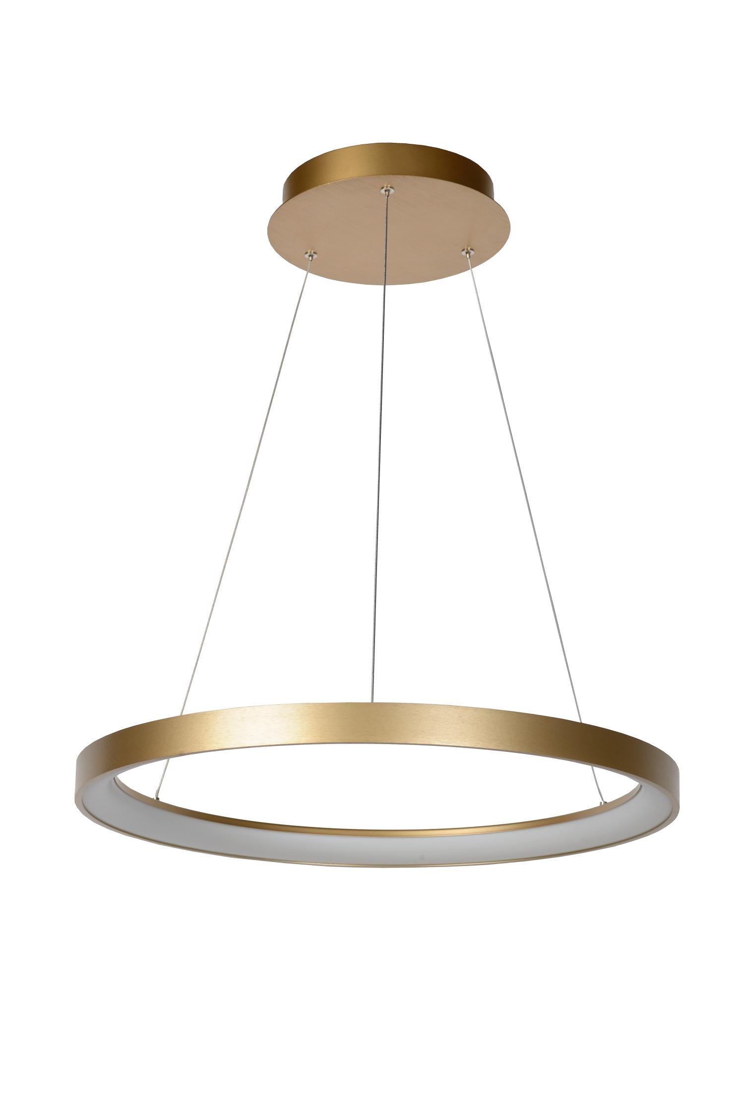 VIDAL - Pendant light - Ø 58 cm - LED Dimmable - 1x48W 2700K - Matt Gold / Brass
