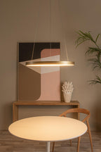 VIDAL - Pendant light - Ø 58 cm - LED Dimmable - 1x48W 2700K - Matt Gold / Brass