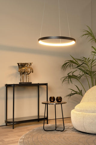VIDAL - Pendant light - Ø 58 cm - LED Dimmable - 1x48W 2700K - Black