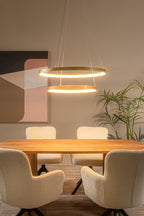 VIDAL - Hanglamp - Ø 78 cm - LED Dimb. - 1x92W 2700K - Mat Goud / Messing