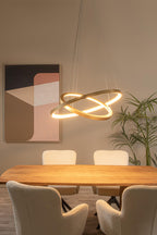 VIDAL - Hanglamp - Ø 78 cm - LED Dimb. - 1x92W 2700K - Mat Goud / Messing