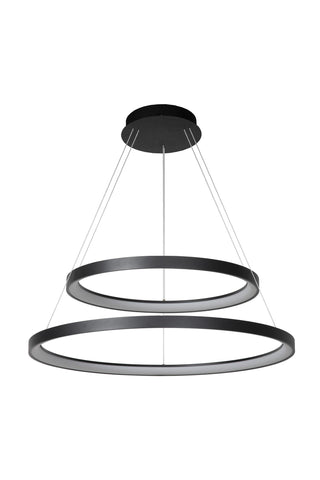VIDAL - Pendant light - Ø 78 cm - LED Dimmable - 1x92W 2700K - Black