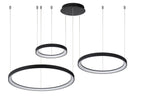 VIDAL - Suspension - Ø 78 cm - LED Dimmable - 1x120W 2700K - Noir