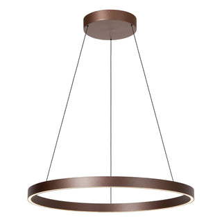 LIANE - Suspension - Ø 80 cm - LED Var. - CCT - 2x36W 2700K/4000K - Adapté aux plafonds hauts - Brun rouille | Vibes
