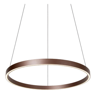 LIANE - Suspension - Ø 80 cm - LED Var. - CCT - 2x36W 2700K/4000K - Adapté aux plafonds hauts - Brun rouille | Vibes