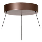 LIANE - Suspension - Ø 80 cm - LED Var. - CCT - 2x36W 2700K/4000K - Adapté aux plafonds hauts - Brun rouille | Vibes