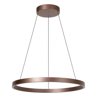 LIANE - Suspension - Ø 80 cm - LED Var. - CCT - 2x36W 2700K/4000K - Adapté aux plafonds hauts - Brun rouille | Vibes