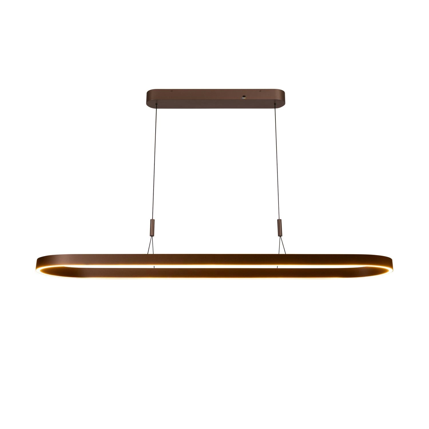 LIANE - Suspension - LED Var. - CCT - 2x40W 2700K/4000K - Brun rouille | Vibes