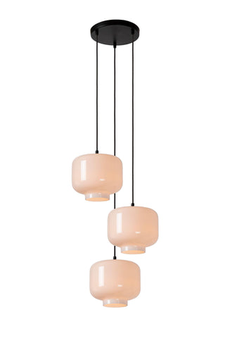 MEDINE - Hanglamp - Ø 46 cm - 3xE27 - Opaal