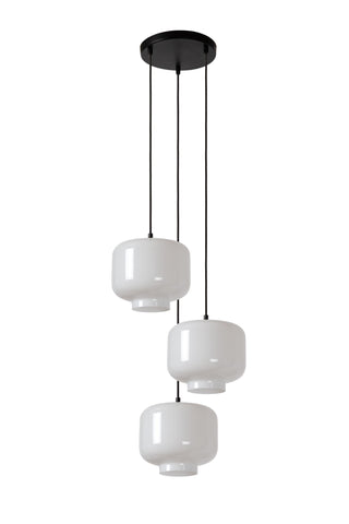 MEDINE - Hanglamp - Ø 46 cm - 3xE27 - Opaal
