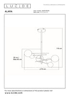 ALARA - Hanglamp - Ø 72 cm - LED - G4 - 6x1,5W 2700K - Goud