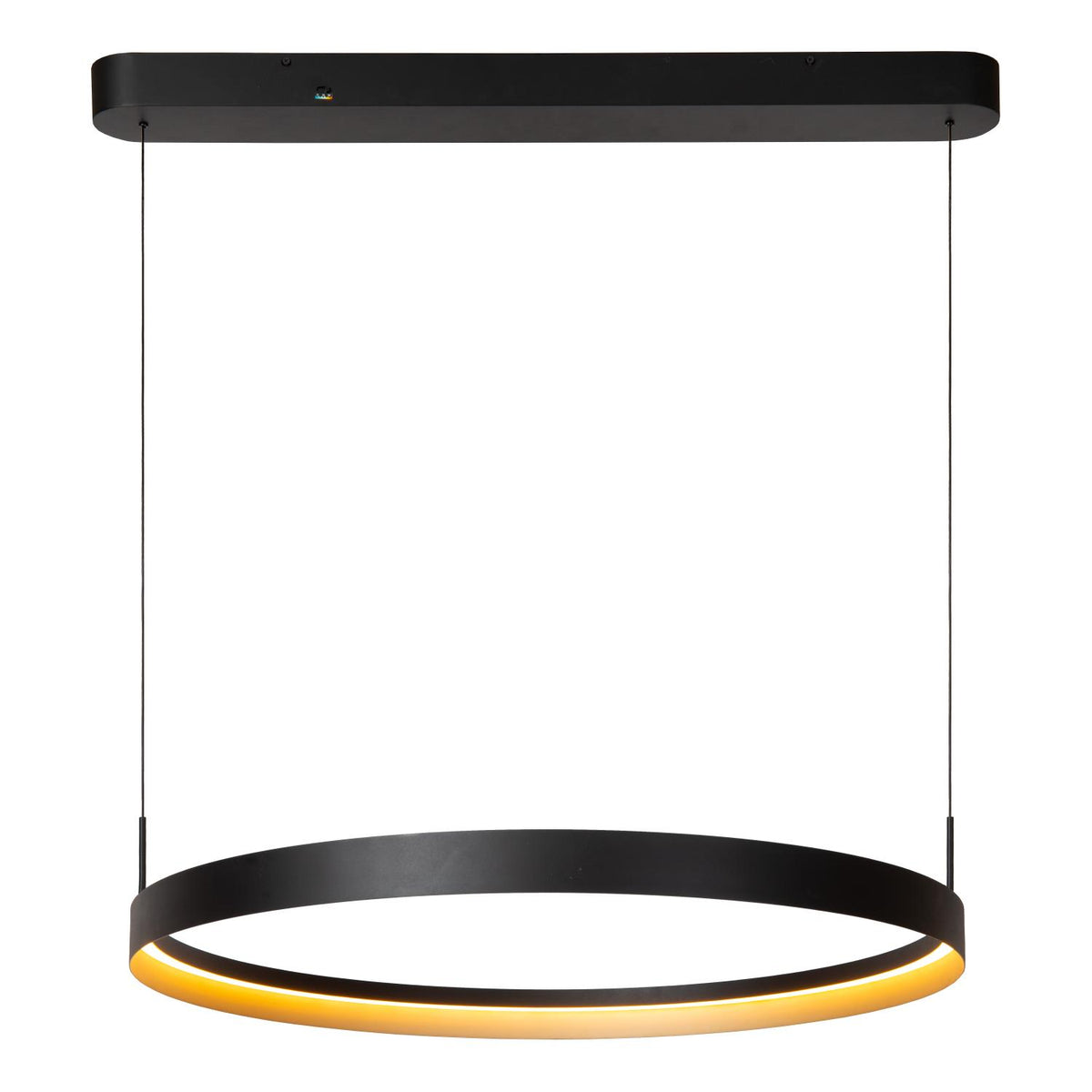 Lucide - RADIANT - Hanglamp - LED Dimb. - CCT - 1x60W 2200K/4000K - Zwart - IP20