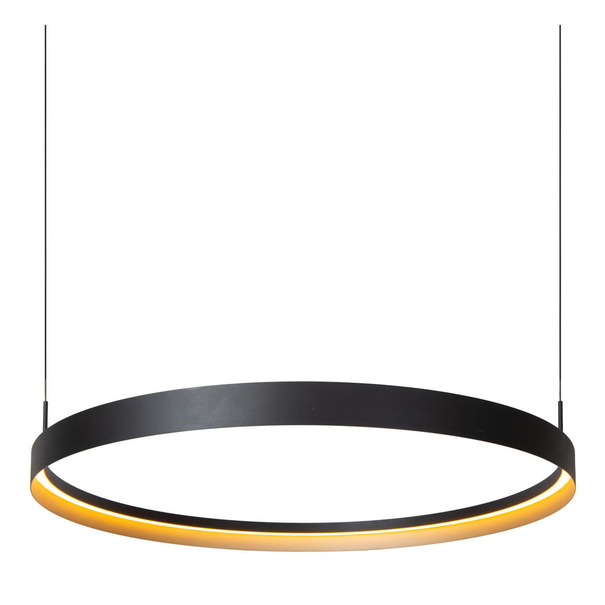 Lucide - RADIANT - Hanglamp - LED Dimb. - CCT - 1x60W 2200K/4000K - Zwart - IP20