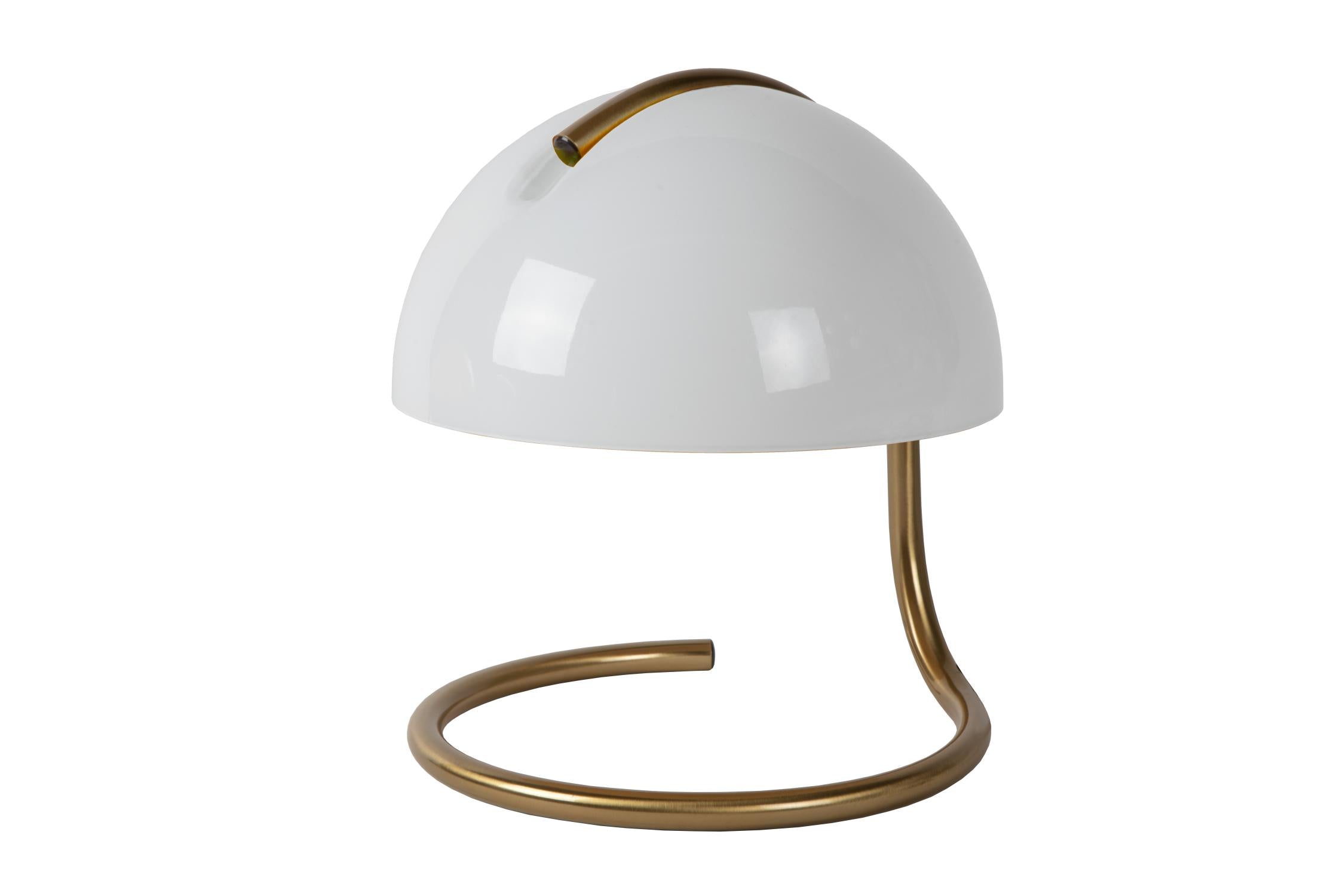 CATO - Lampe de table - Ø 23,5 cm - 1xE27 - Blanc