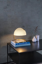 CATO - Lampe de table - Ø 23,5 cm - 1xE27 - Blanc