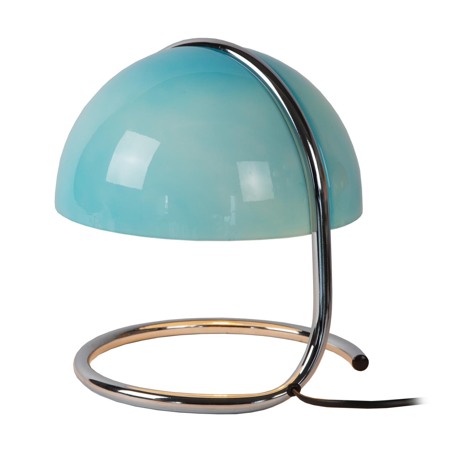 CATO - Lampe de table - Ø 23,5 cm - 1xE27 - Bleu