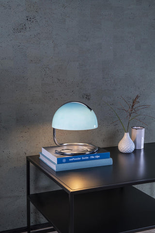 CATO - Lampe de table - Ø 23,5 cm - 1xE27 - Bleu