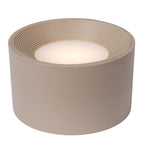 JOLAN - Oplaadbare Bureaulamp/Klemlamp/Wandlamp - Accu/Batterij - LED Dim to warm - 1x3,5W 2700K/5700K - Taupe