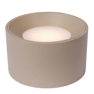 JOLAN - Oplaadbare Bureaulamp/Klemlamp/Wandlamp - Accu/Batterij - LED Dim to warm - 1x3,5W 2700K/5700K - Taupe