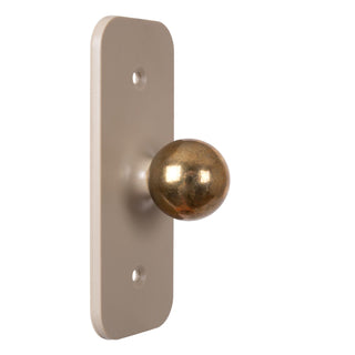 JOLAN - Oplaadbare Bureaulamp/Klemlamp/Wandlamp - Accu/Batterij - LED Dim to warm - 1x3,5W 2700K/5700K - Taupe