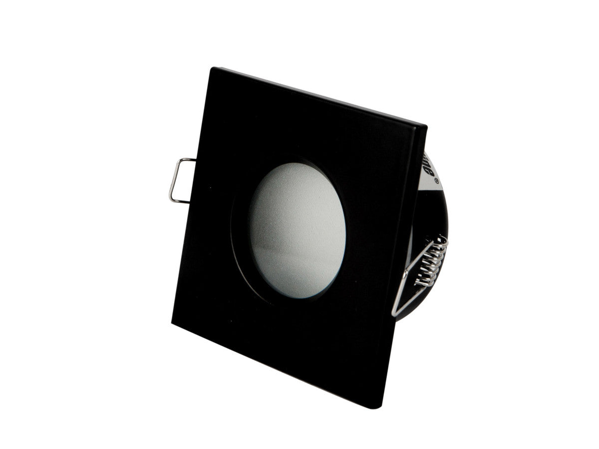 Spot encastrable LED line PRIME carré noir IP65