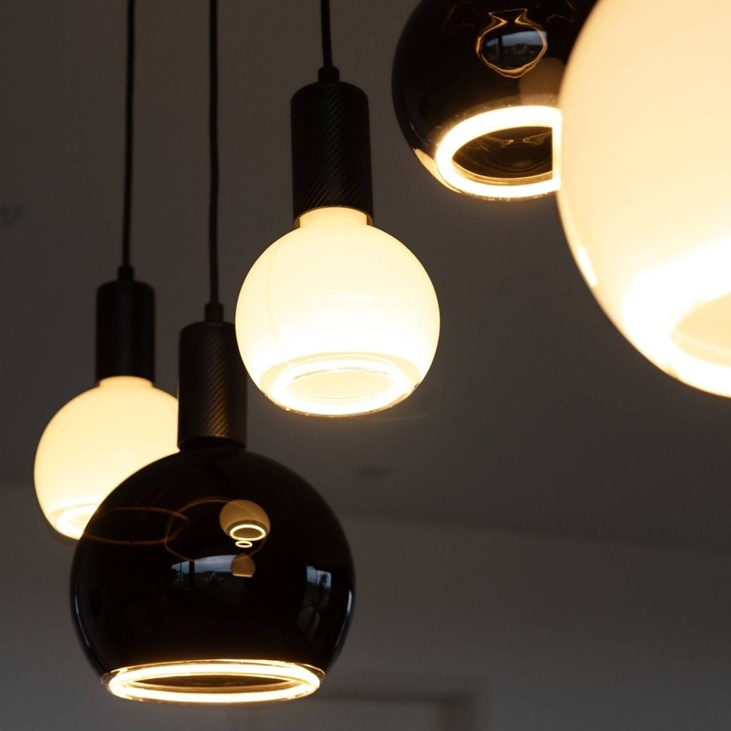 LED Billard globe 125 black E27 4W
