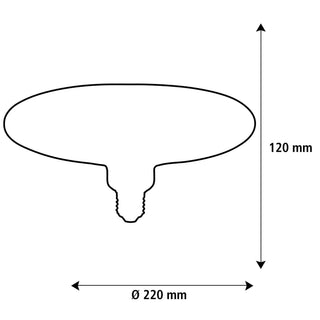 LED Floating UFO 220 goud E27 4W