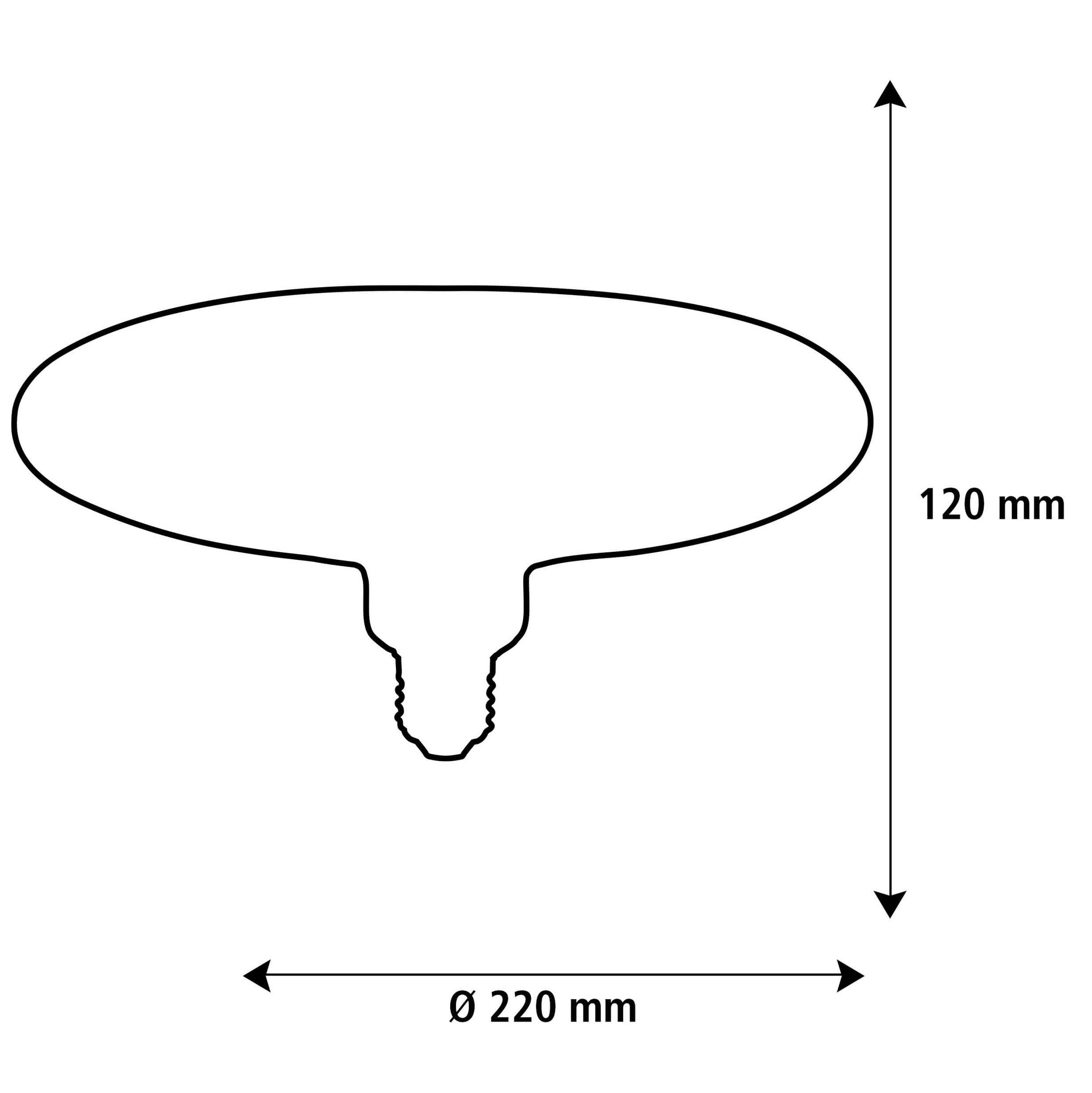 LED Floating UFO 220 gold E27 4W
