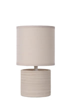 GREASBY - Lampe de table - Ø 14 cm - 1xE14 - Beige