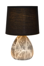 MARMO - Lampe de table - Ø 16 cm - 1xE14 - Noir