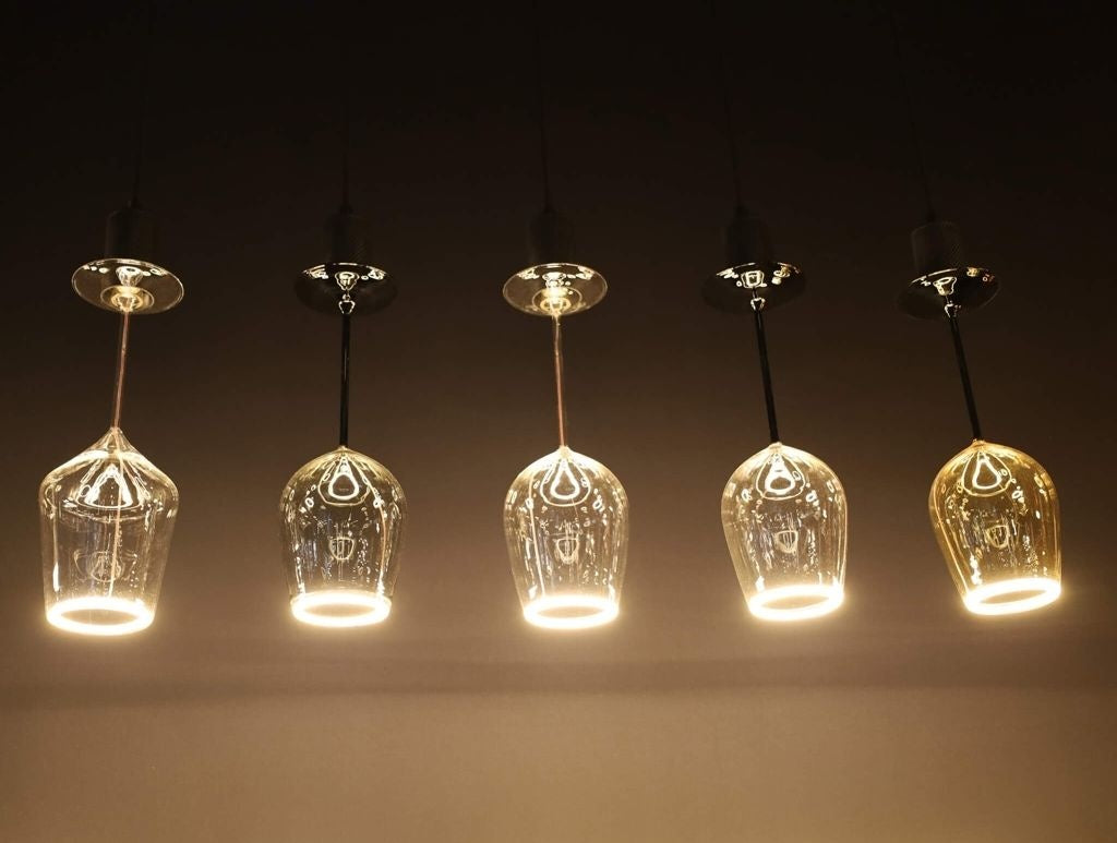 LED Red Wine clear black E27 5W