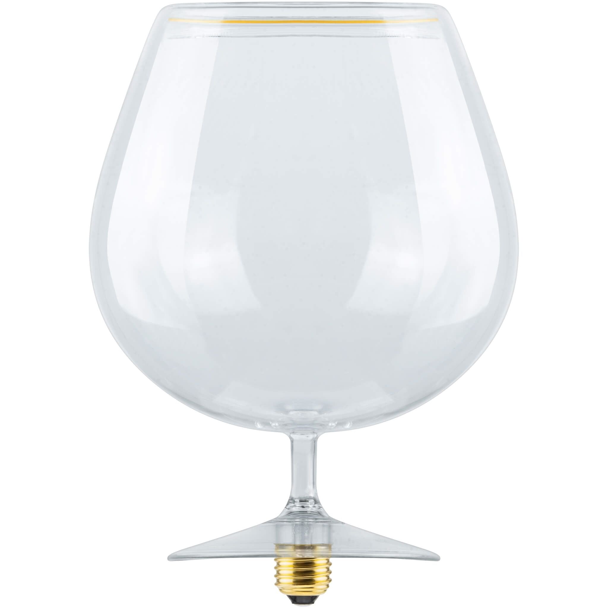 LED Cognac clear E27 6W